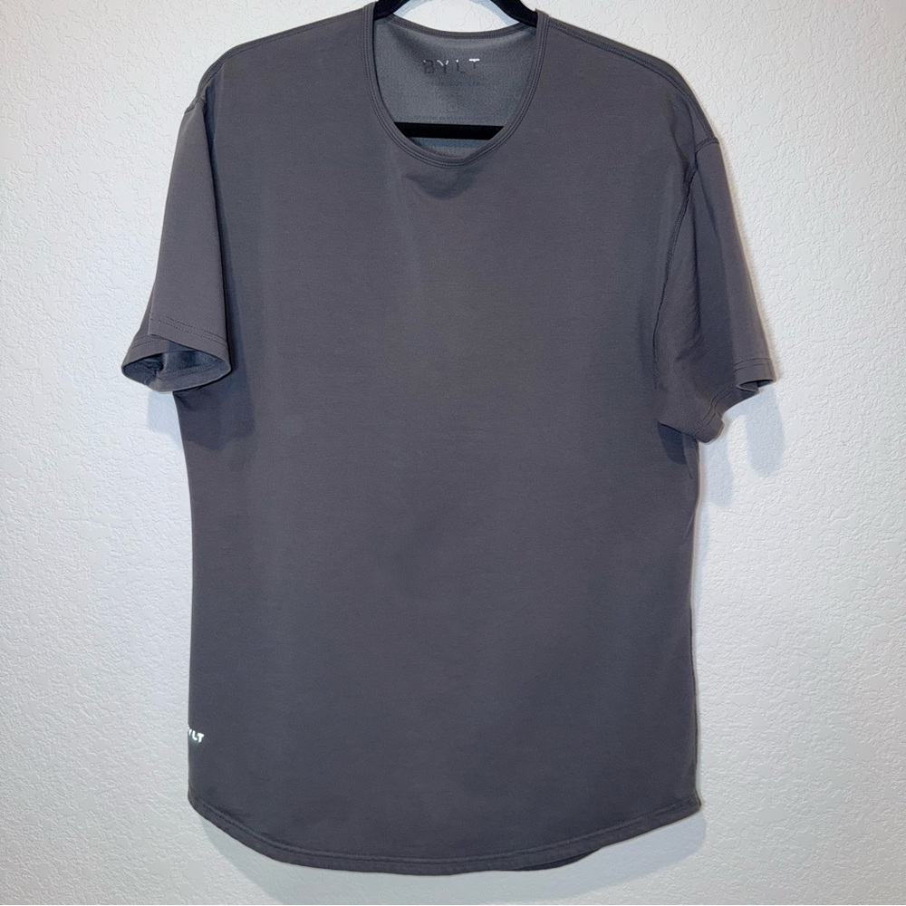 BYLT Premium Basics Drop-Cut LUX Signature Short Sleeve T-shirt Size L